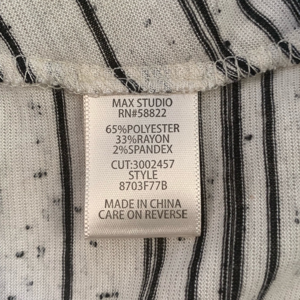 Max Studio Striped Tank Top - Picture 7 of 7